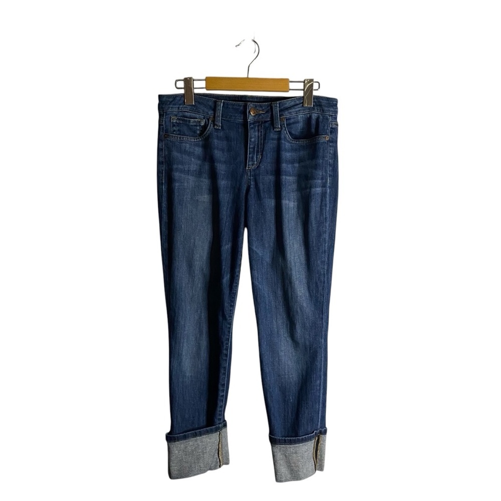 Joe's Women's Medium Indigo Cropped High Waisted Denim Jeans